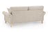 Leo Sofa Beige 3 Seater Back View
